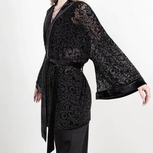 Disturbia wrap kimono robe